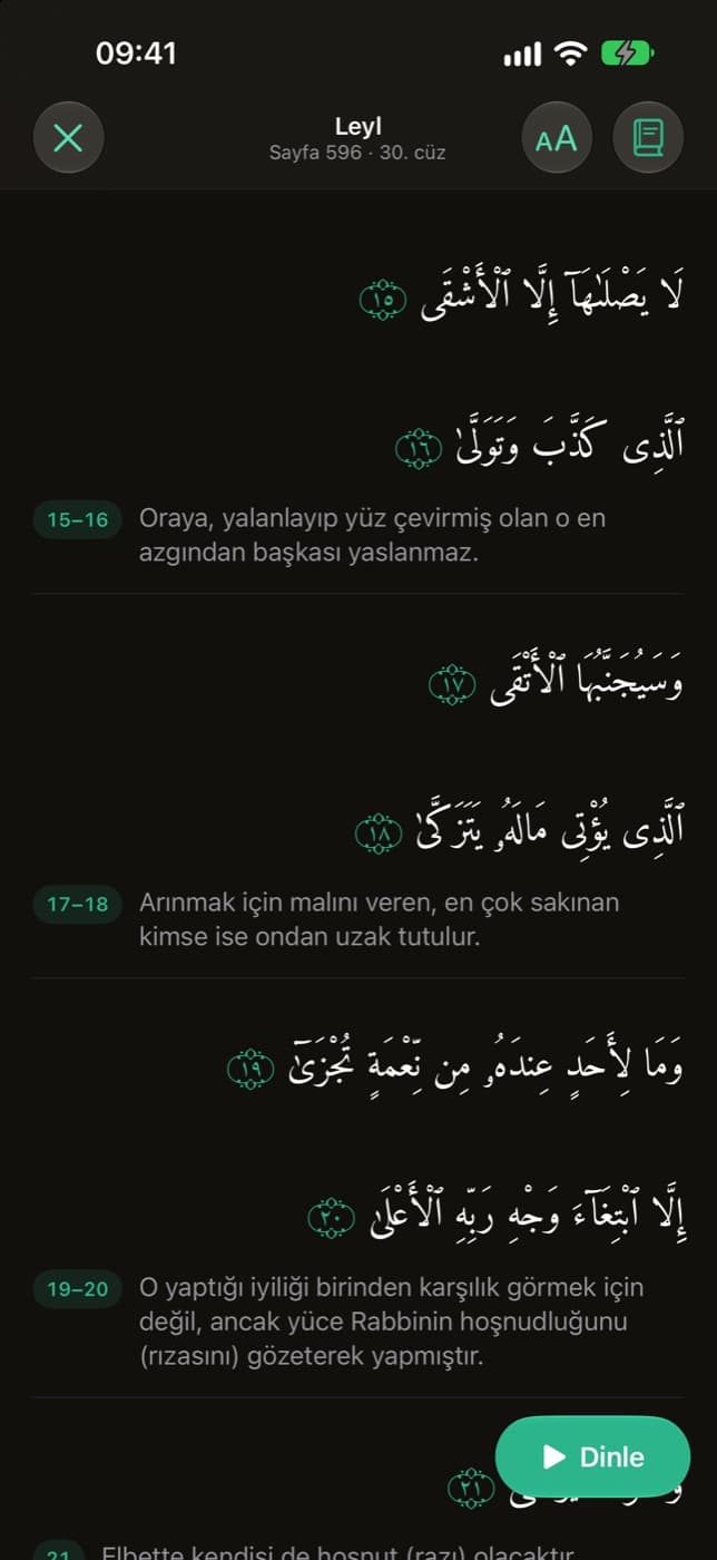 Kur'an-ı Kerim, mealli görünüm
